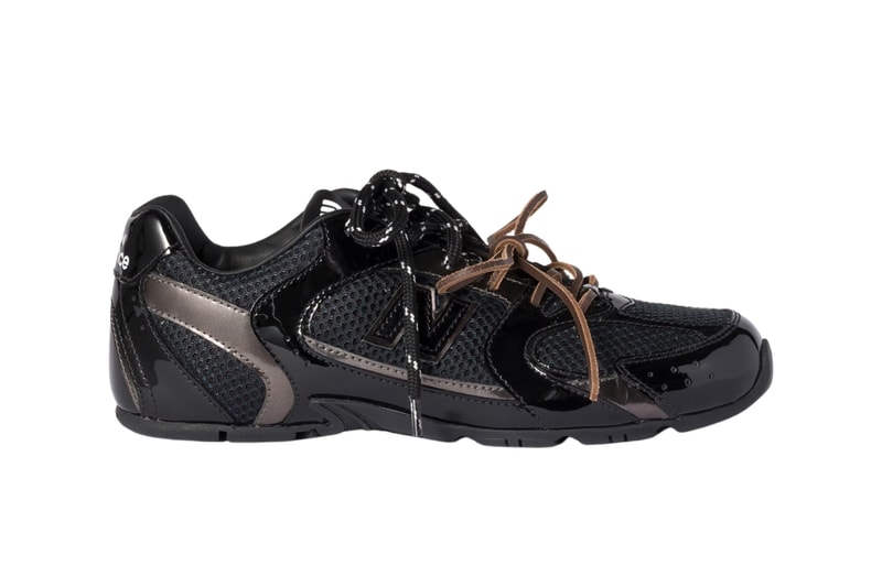 Miu Miu New Balance 530SL Suede Mesh Patent Metallic Leather Sneakers Silver/Platinum Black/Anthracite Gray Periwinkle Blue Release Info