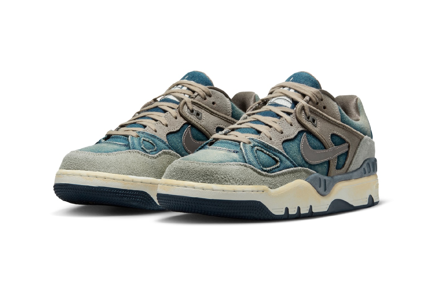 NIGO x Levi's x Nike Air Force 3 Low “Olive Grey” “Enigma Stone” IB1808-001 Olive Grey/Summit White-Navy-Metallic Pewter IB1808-002 Enigma Stone/Summit White-Navy-Metallic Pewter