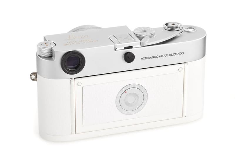 Pope Francis Leica M-A no.5000000 Leitz Photographica Charity Auction Info Noctilux 50 mm f/1.2 lens Miserando atque eligendo