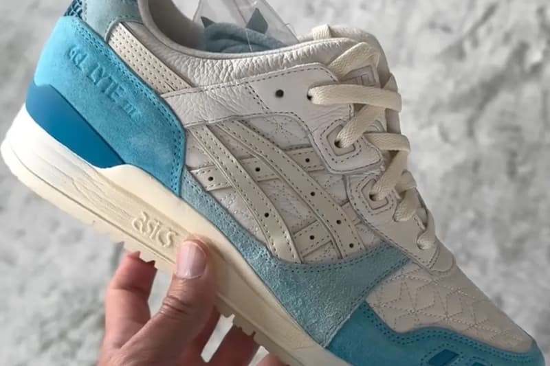 Ronnie Fieg Previews Предстоящий Kith X Asics Gel-Lyte III "Blue/White" Collaboration Teaser