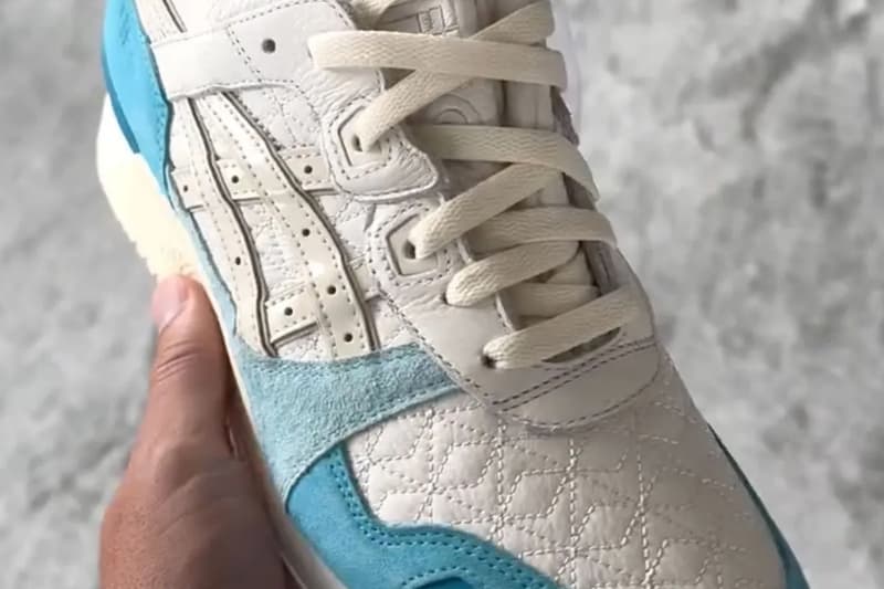 Ronnie Fieg Previews Предстоящий Kith X Asics Gel-Lyte III "Blue/White" Collaboration Teaser