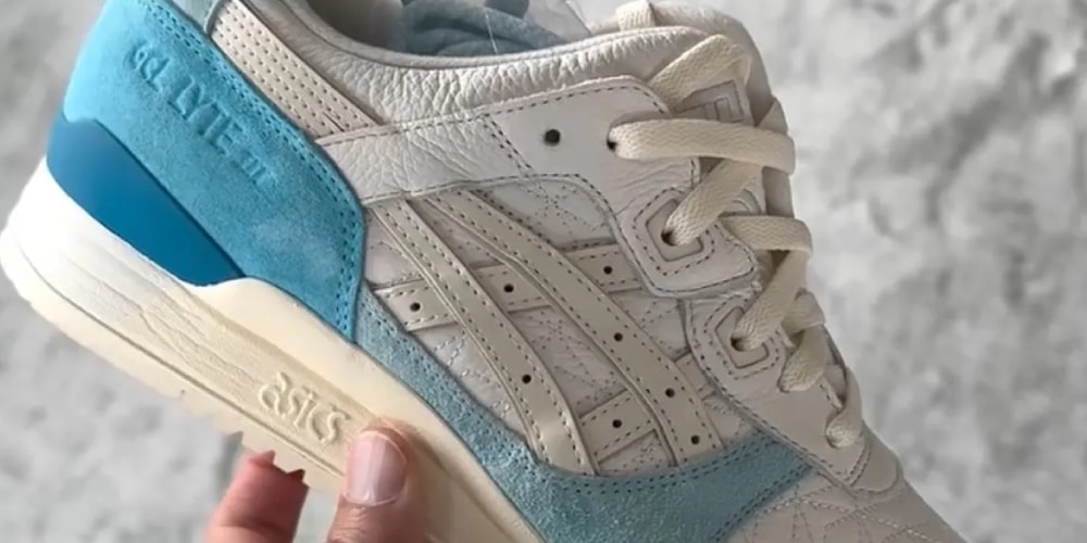 Ronnie Fieg Previews Upcoming Kith x ASICS Gel-Lyte III "Blue/White" Collaboration