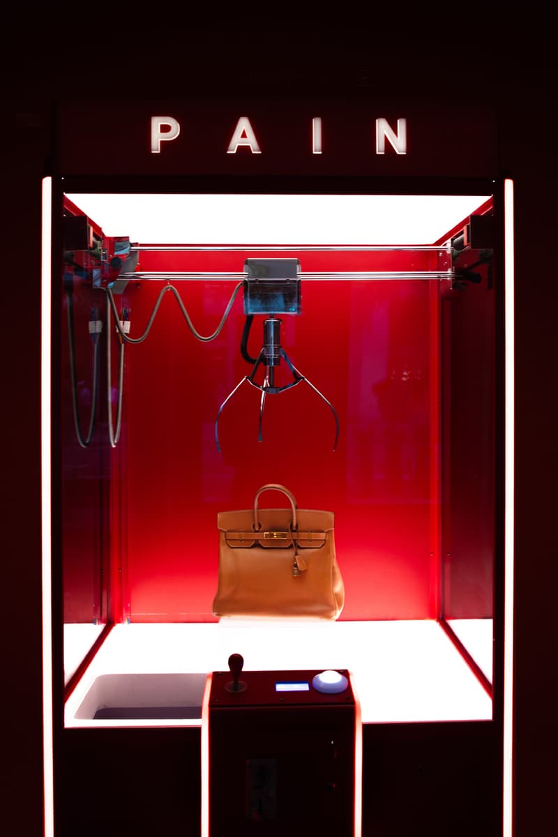 PAIN Birkin Claw Machine NYC Opening Location Info NYFW Uncommon Creative Studio