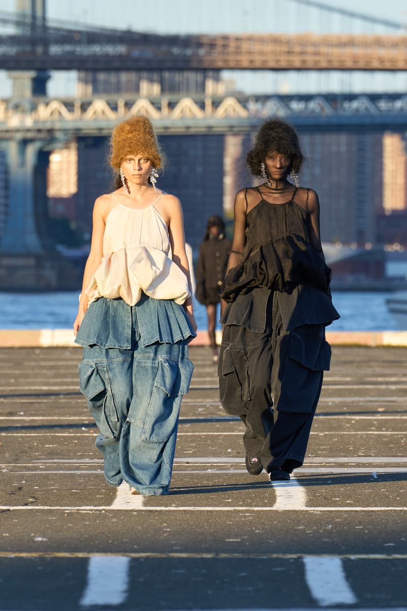 Light and Dark Comingle on the Collina Strada Spring 2026 Runway collection hillary taymour