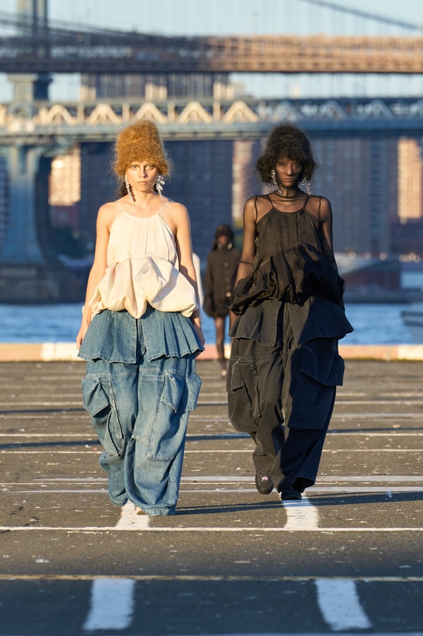 Light and Dark Comingle on the Collina Strada Spring 2026 Runway collection hillary taymour
