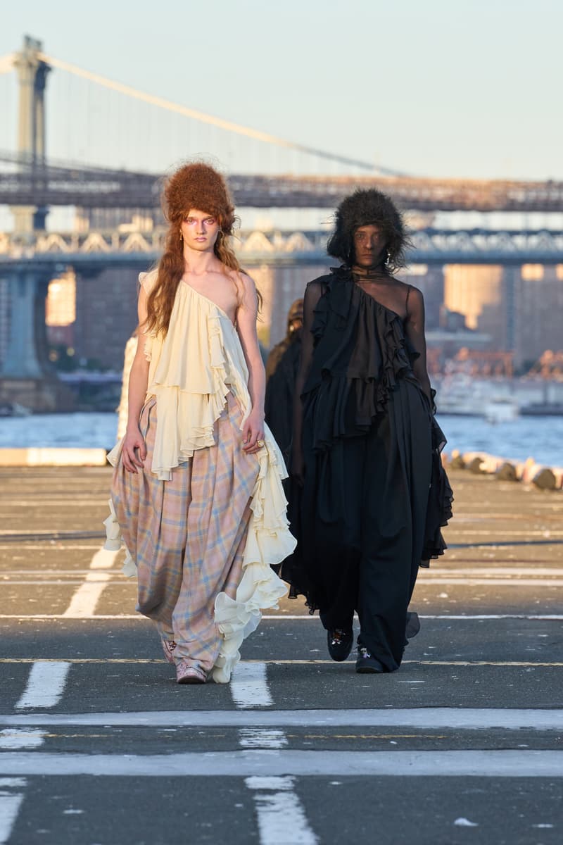 Light and Dark Comingle on the Collina Strada Spring 2026 Runway collection hillary taymour