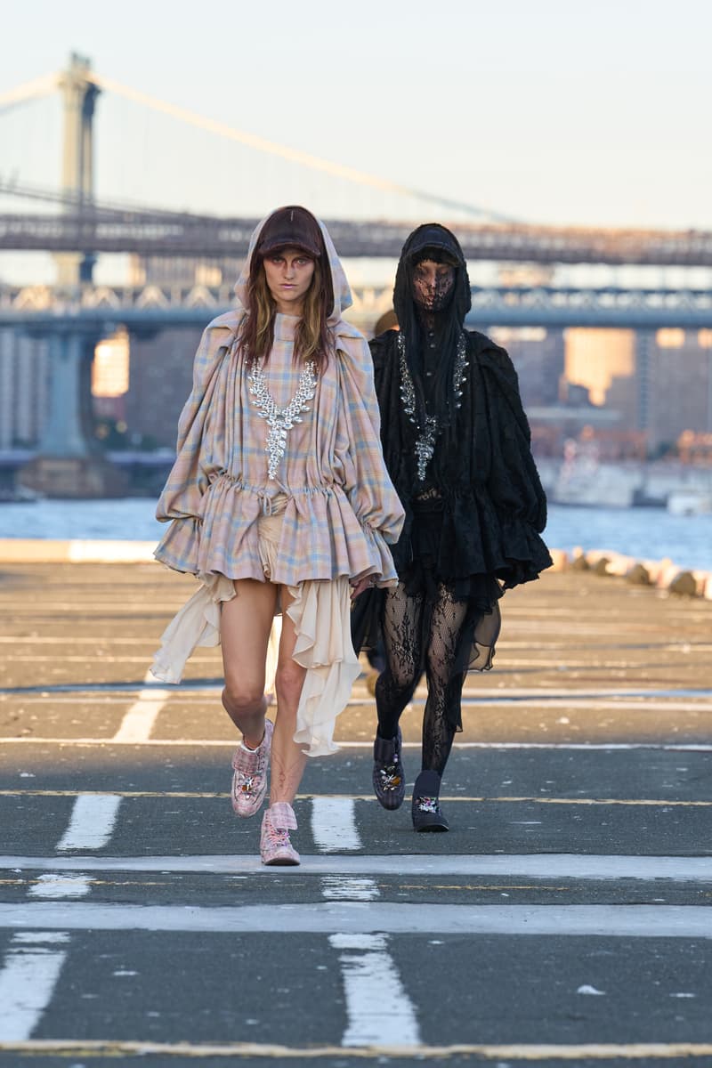 Light and Dark Comingle on the Collina Strada Spring 2026 Runway collection hillary taymour