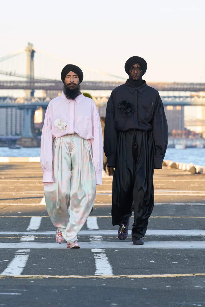 Light and Dark Comingle on the Collina Strada Spring 2026 Runway collection hillary taymour