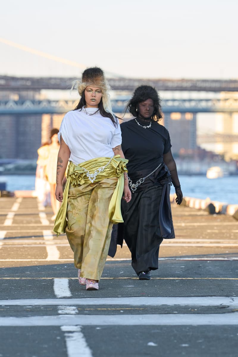 Light and Dark Comingle on the Collina Strada Spring 2026 Runway collection hillary taymour