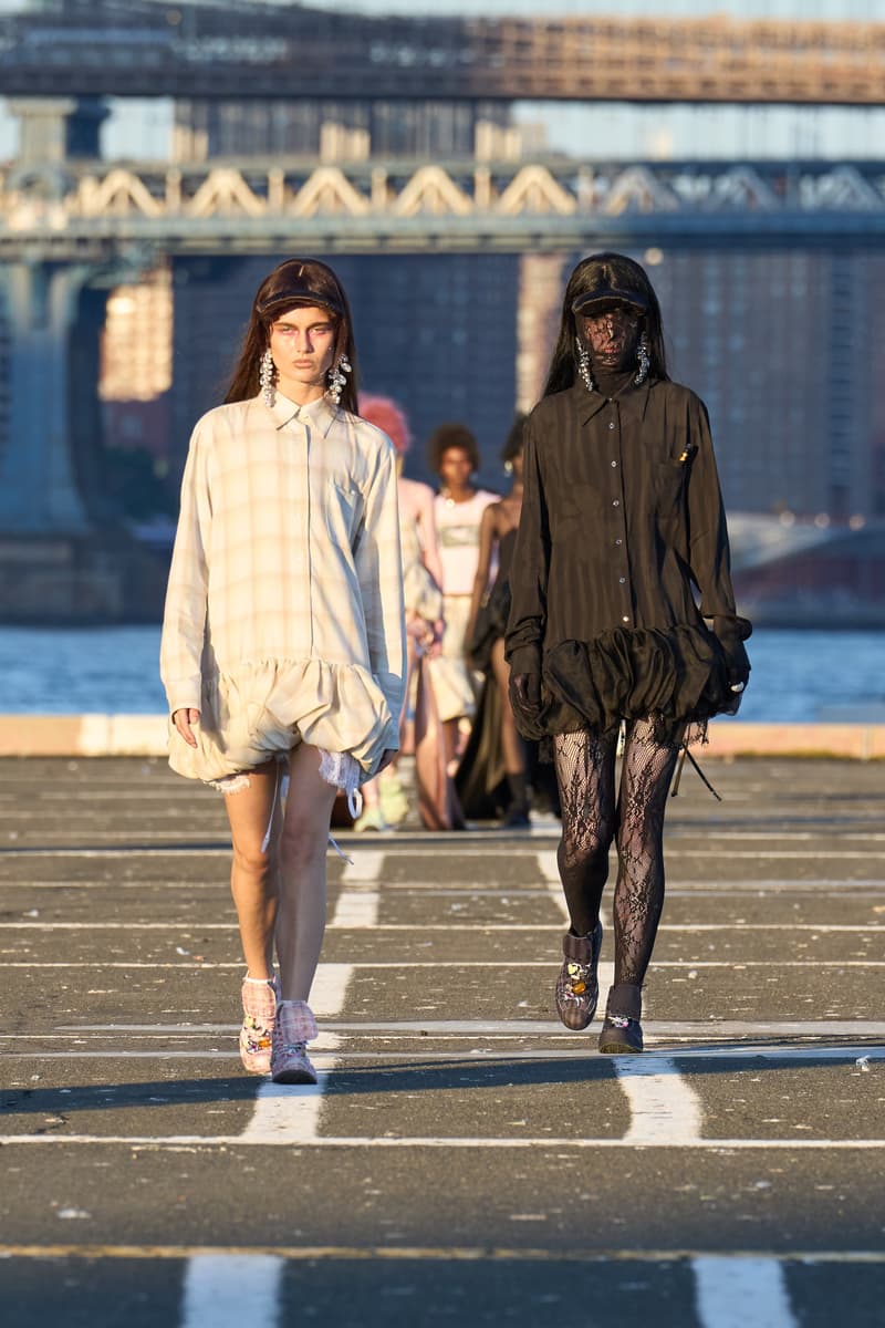 Light and Dark Comingle on the Collina Strada Spring 2026 Runway collection hillary taymour