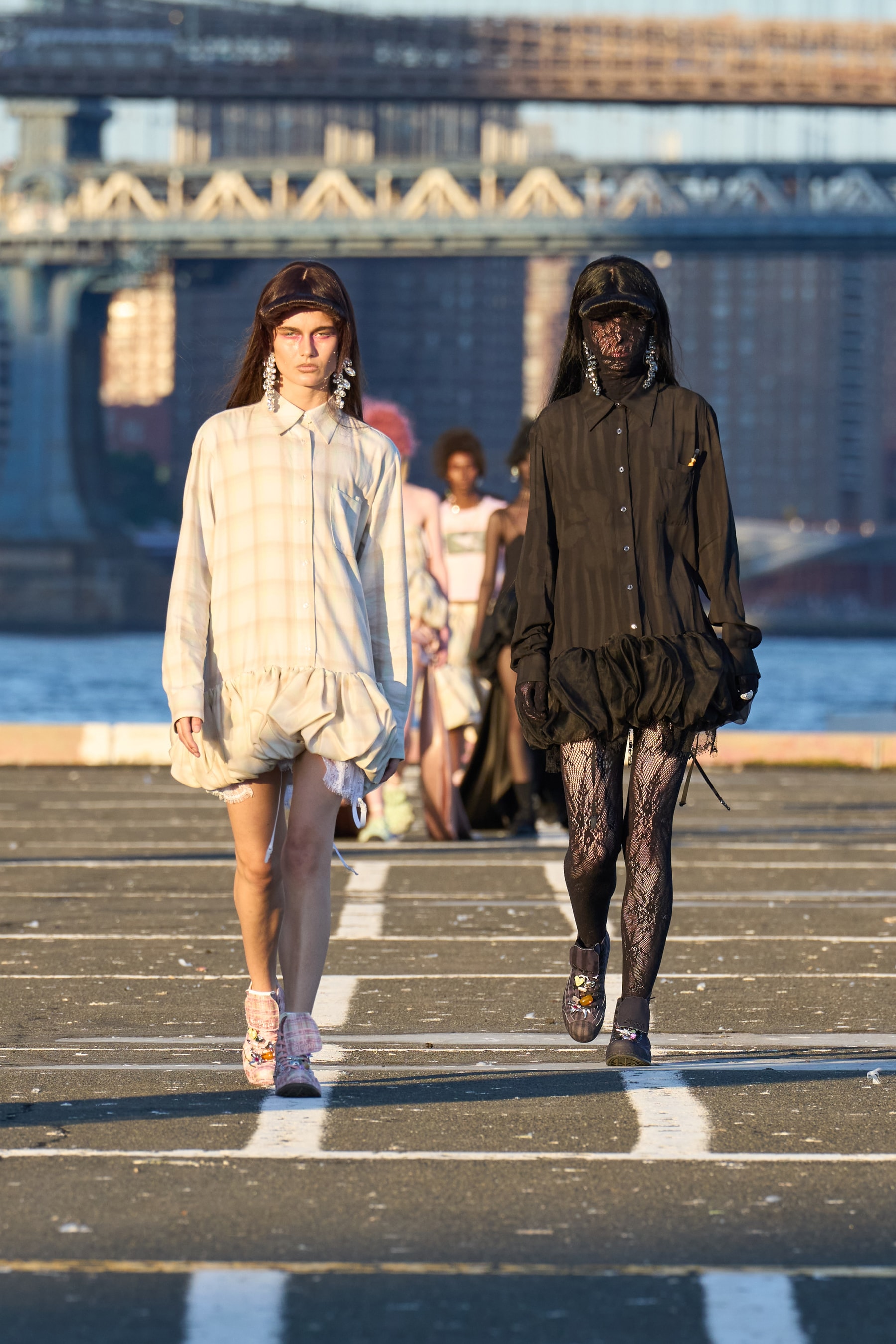 Light and Dark Comingle on the Collina Strada Spring 2026 Runway collection hillary taymour
