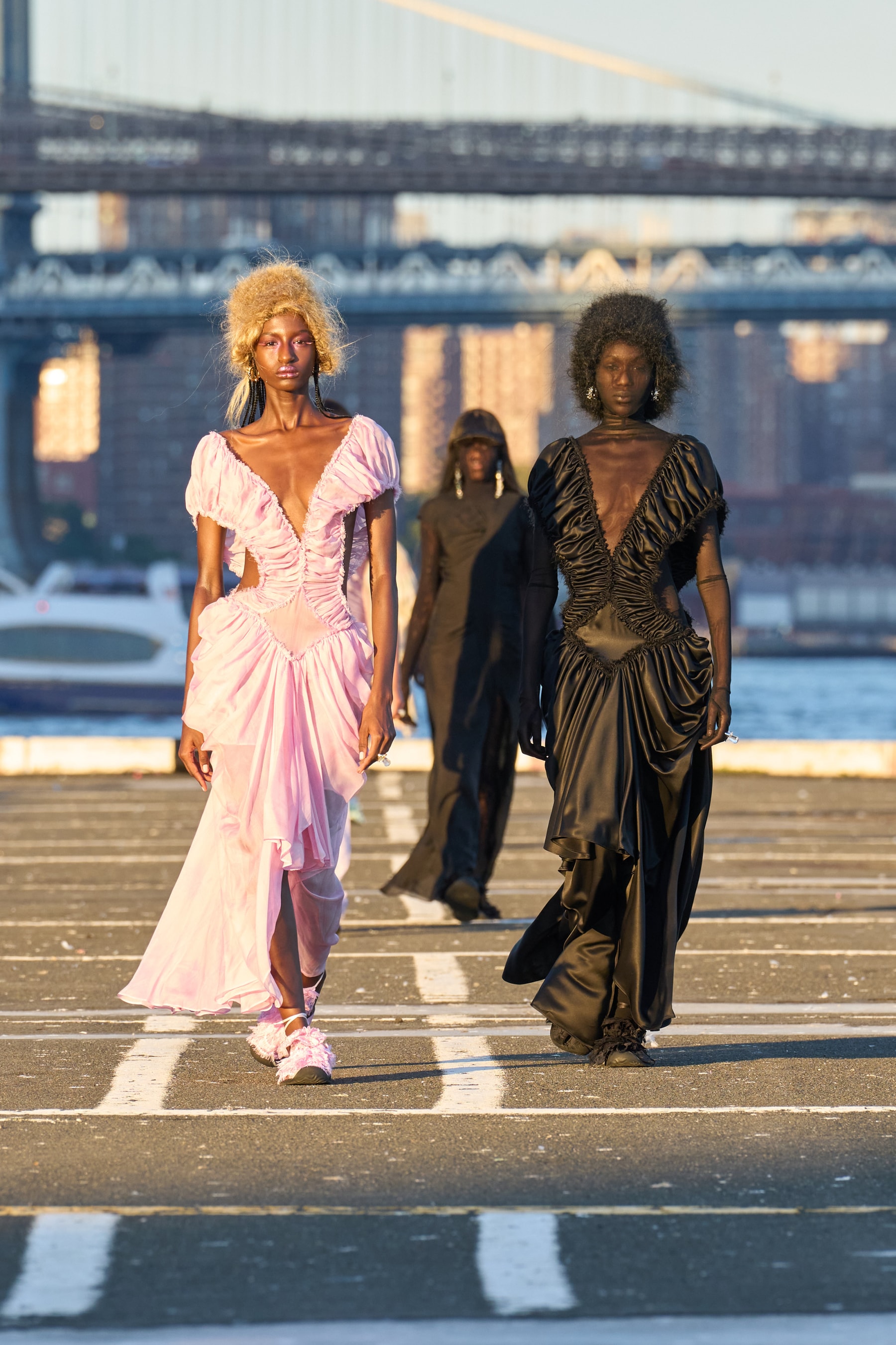 Light and Dark Comingle on the Collina Strada Spring 2026 Runway collection hillary taymour