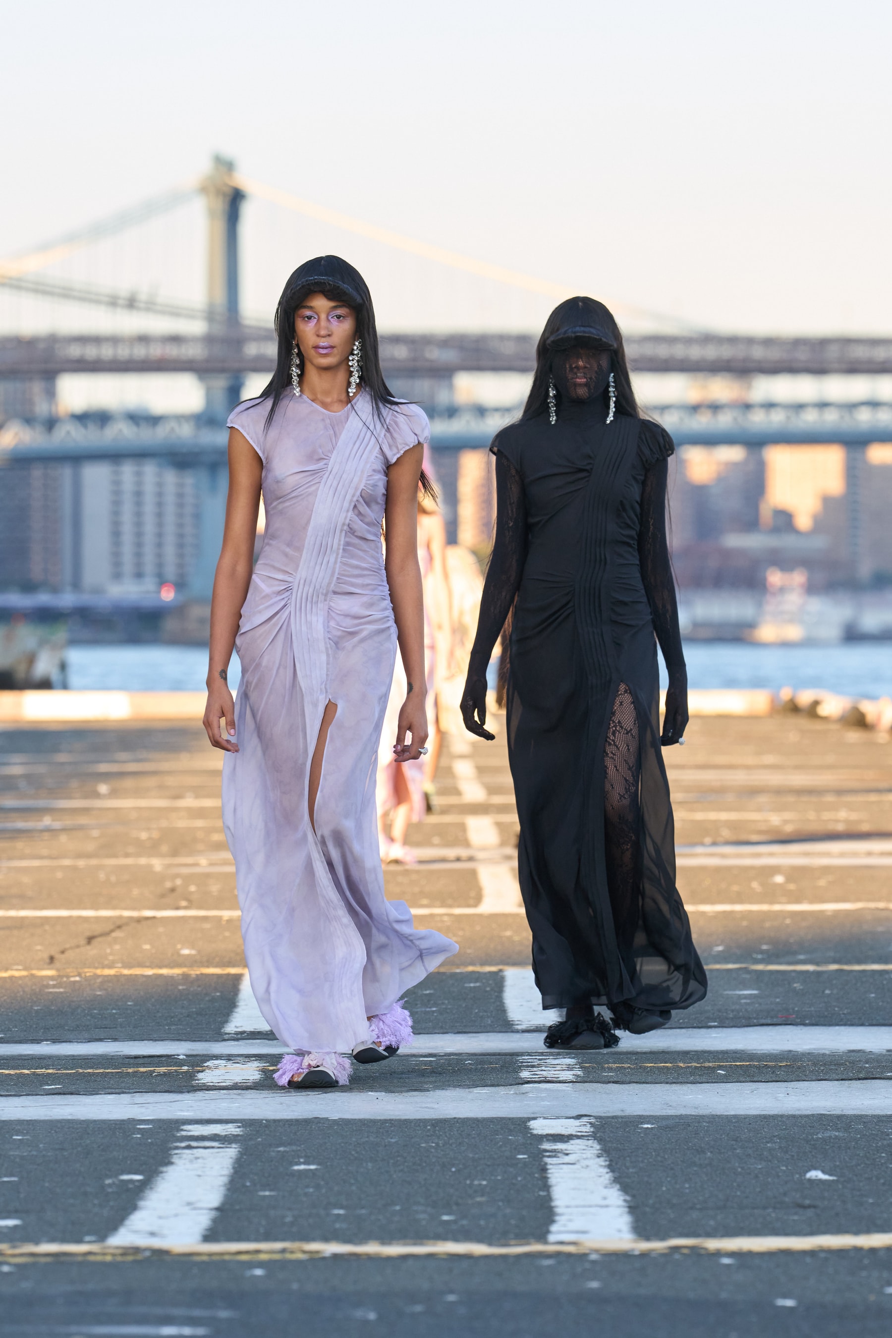 Light and Dark Comingle on the Collina Strada Spring 2026 Runway collection hillary taymour