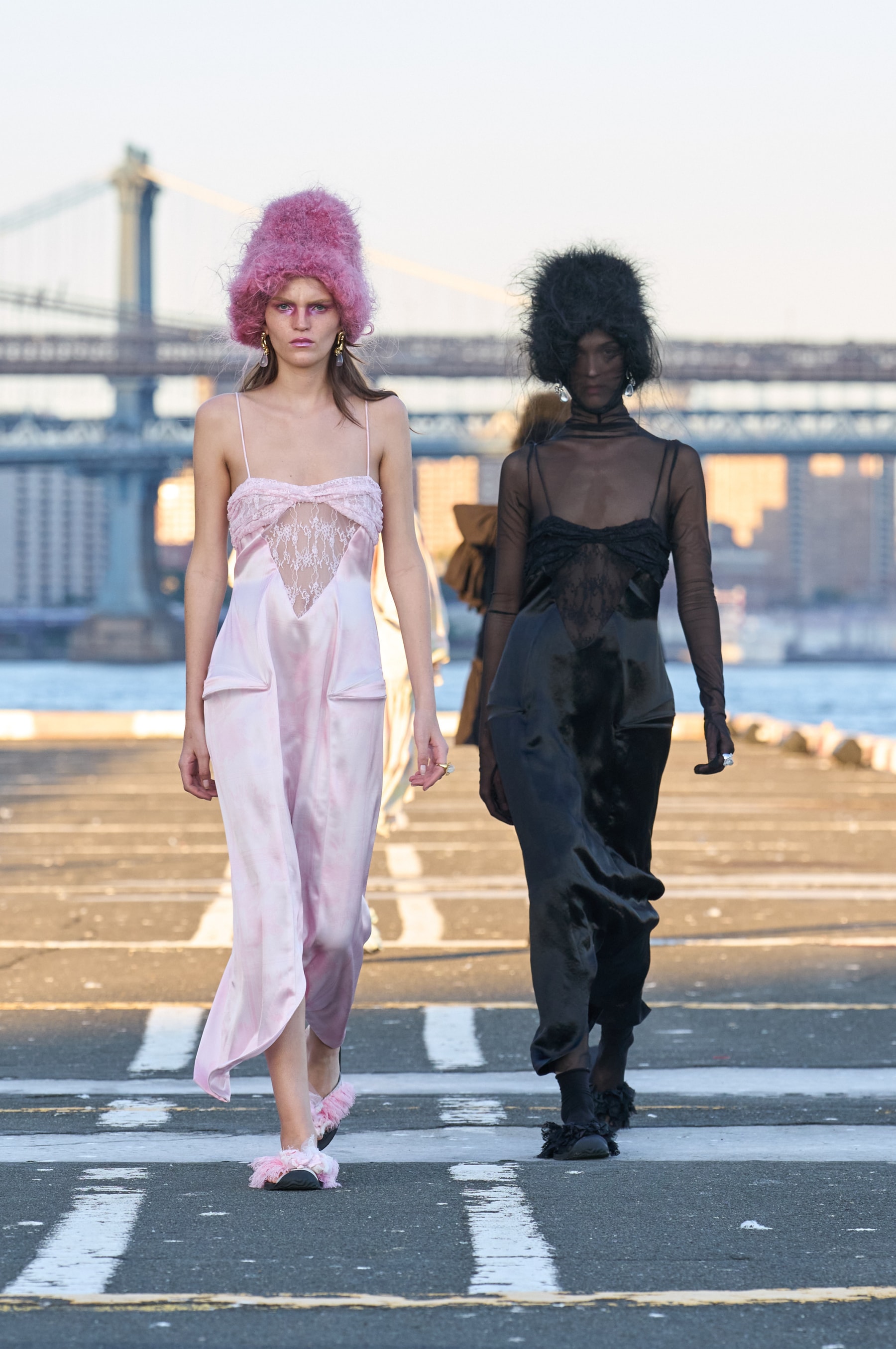 Light and Dark Comingle on the Collina Strada Spring 2026 Runway collection hillary taymour