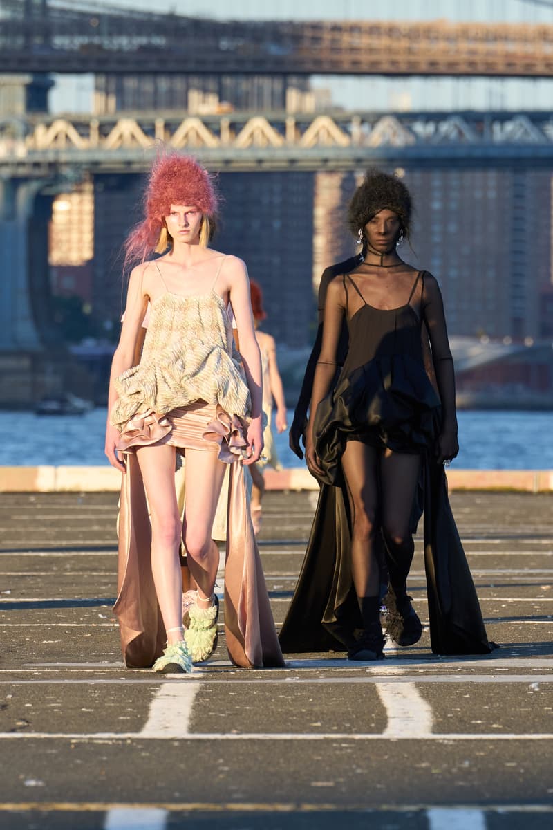 Light and Dark Comingle on the Collina Strada Spring 2026 Runway collection hillary taymour