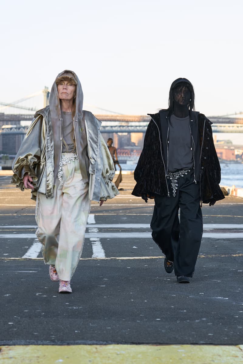 Light and Dark Comingle on the Collina Strada Spring 2026 Runway collection hillary taymour