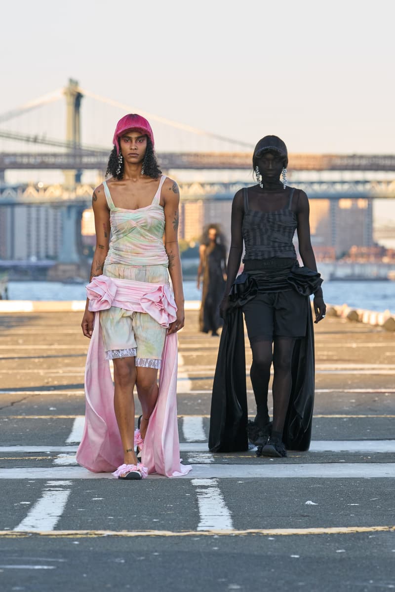 Light and Dark Comingle on the Collina Strada Spring 2026 Runway collection hillary taymour