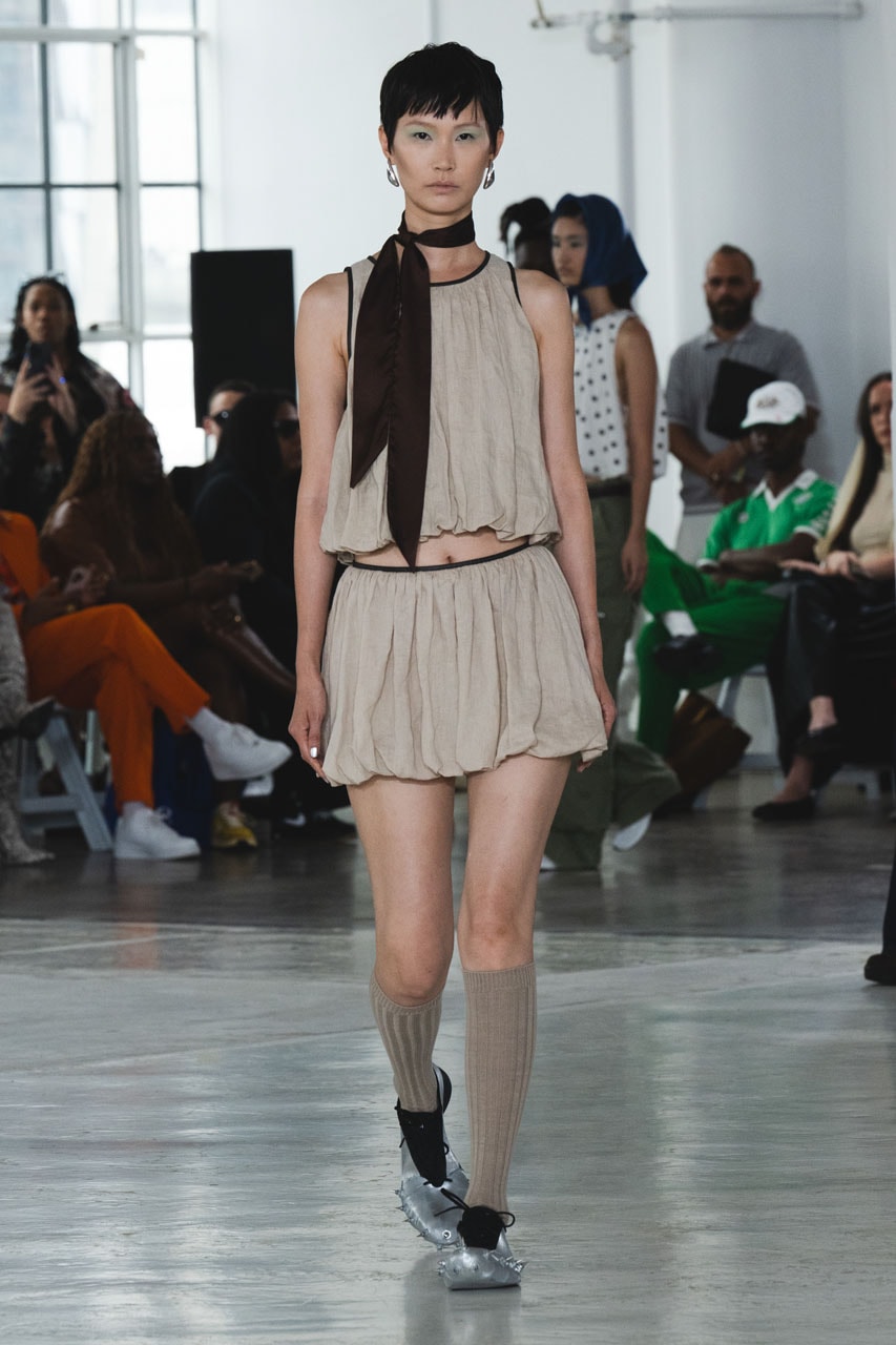 Private Policy Ponders a Seemingly Simple Sentiment for Spring/Summer 2026: "Can We Be Friends?" collection new york fashion week runway 