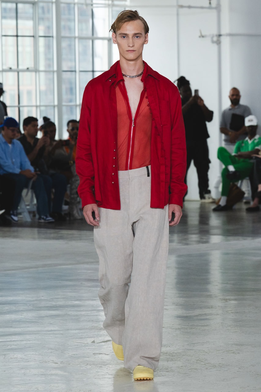 Private Policy Ponders a Seemingly Simple Sentiment for Spring/Summer 2026: "Can We Be Friends?" collection new york fashion week runway 