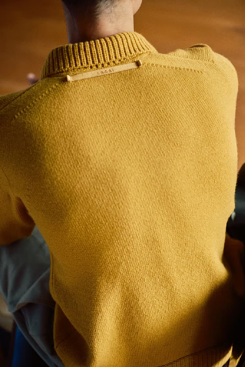 sacai wool knit collection release info