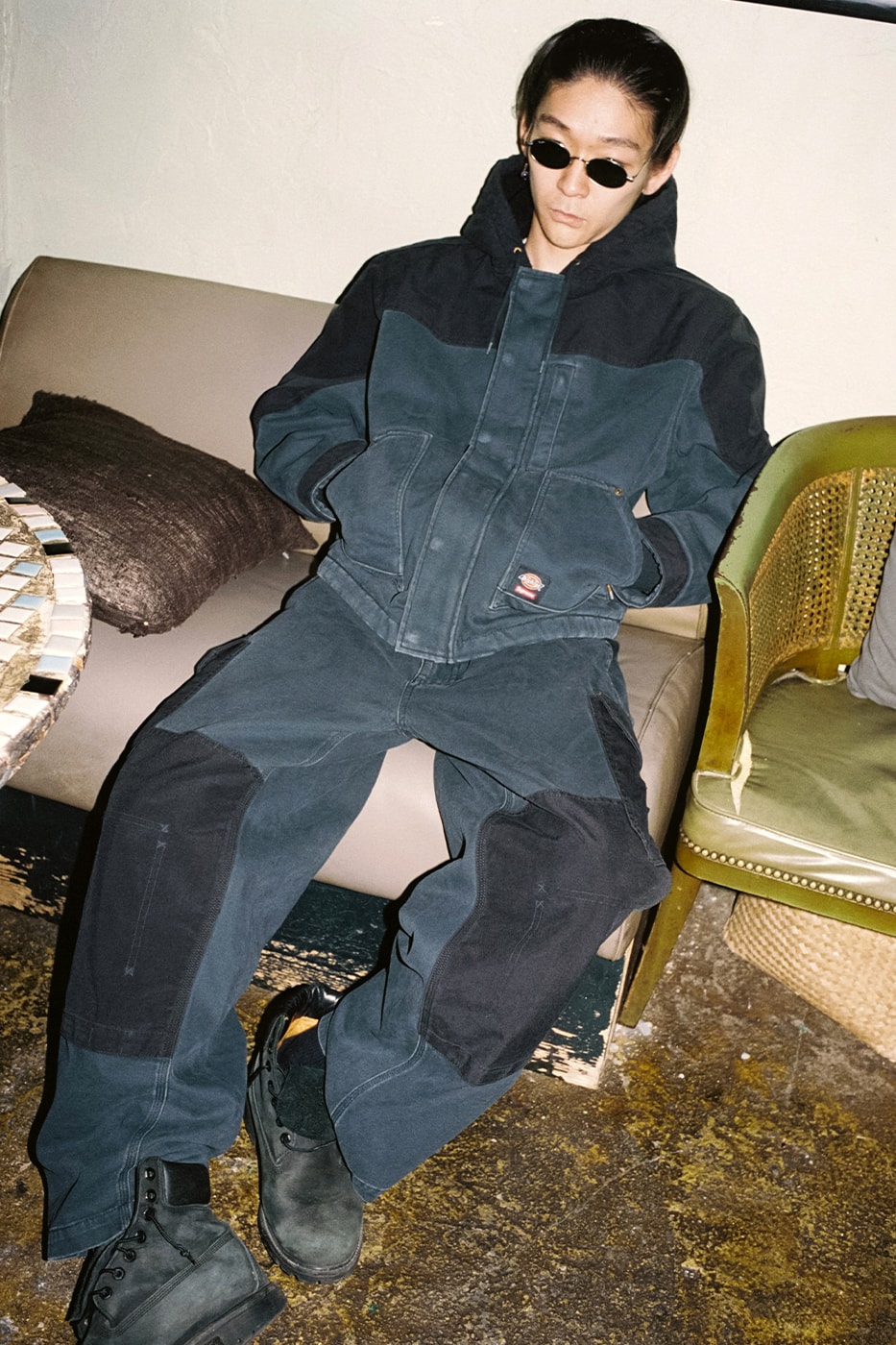 Supreme x Dickies Fall 2025 Collaboration Reversible Quilted Faux Fur Work Jacket, Cordura® Hooded Work Jacket, Hooded Flannel Shirt, Thermal, Hooded Sweatshirt, Cordura® Cargo Pant and Cordura® 6-Panel