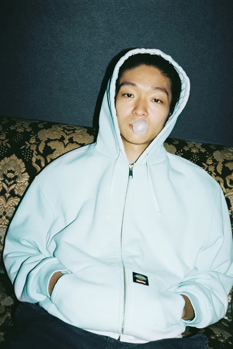 Supreme x Dickies Fall 2025 Collaboration Reversible Quilted Faux Fur Work Jacket, Cordura® Hooded Work Jacket, Hooded Flannel Shirt, Thermal, Hooded Sweatshirt, Cordura® Cargo Pant and Cordura® 6-Panel