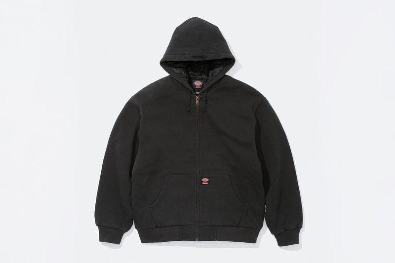 Supreme x Dickies Fall 2025 Collaboration Reversible Quilted Faux Fur Work Jacket, Cordura® Hooded Work Jacket, Hooded Flannel Shirt, Thermal, Hooded Sweatshirt, Cordura® Cargo Pant and Cordura® 6-Panel