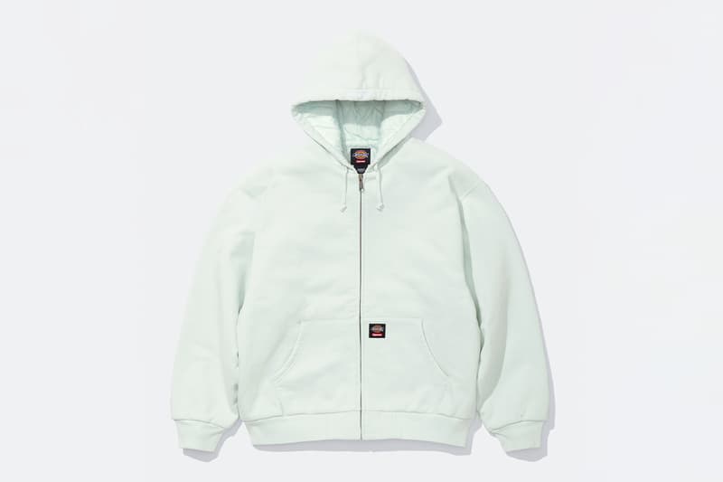 Supreme x Dickies Fall 2025 Collaboration Reversible Quilted Faux Fur Work Jacket, Cordura® Hooded Work Jacket, Hooded Flannel Shirt, Thermal, Hooded Sweatshirt, Cordura® Cargo Pant and Cordura® 6-Panel