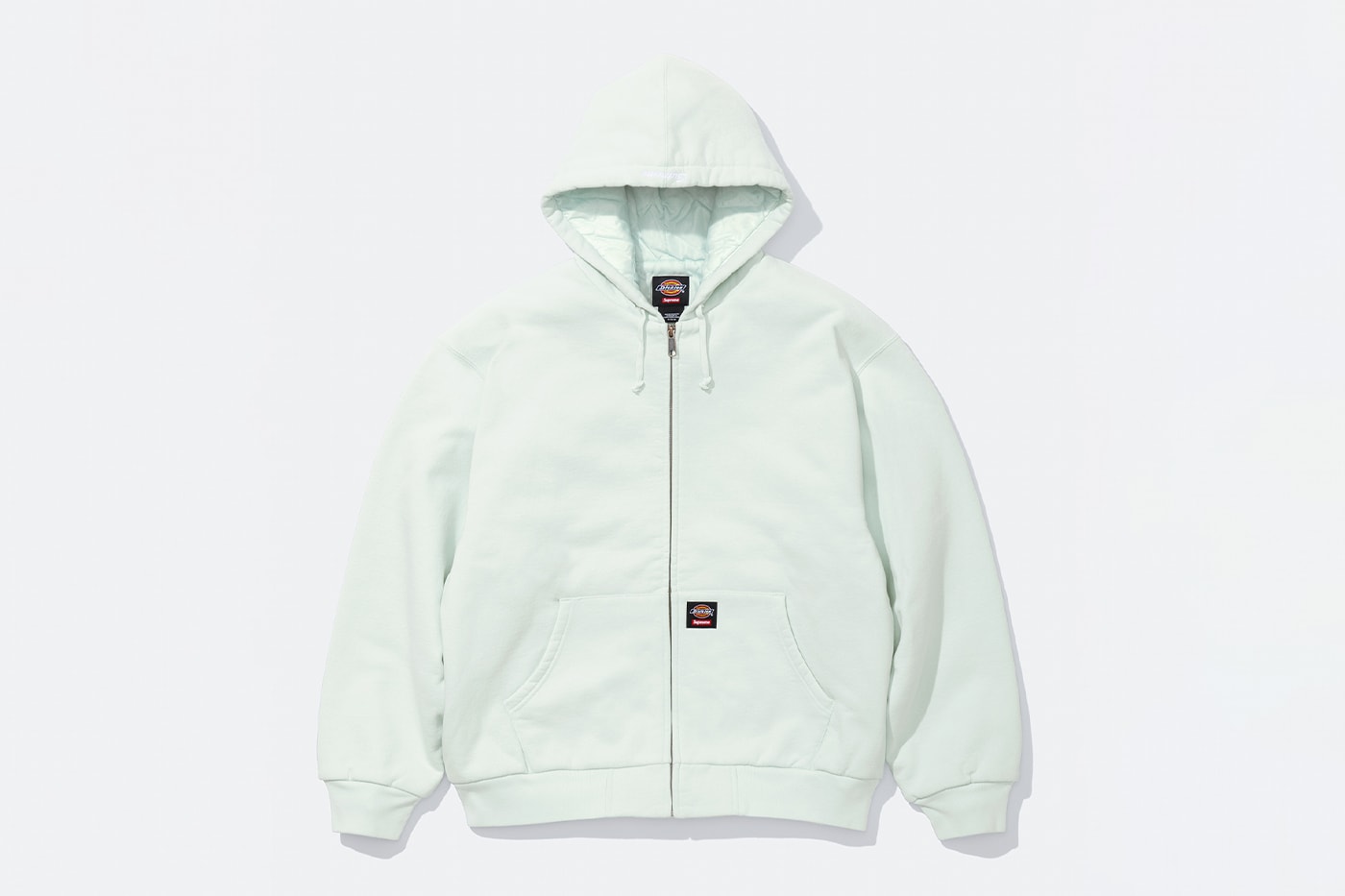 Supreme x Dickies Fall 2025 Collaboration Reversible Quilted Faux Fur Work Jacket, Cordura® Hooded Work Jacket, Hooded Flannel Shirt, Thermal, Hooded Sweatshirt, Cordura® Cargo Pant and Cordura® 6-Panel