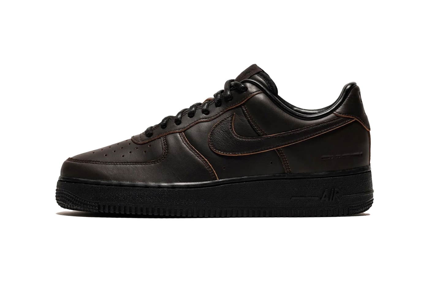 Official Look at the Nike Air Force 1 Low "Morse Code" Velvet Brown/Black-Metallic Gold-Velvet Brown IM8056-220