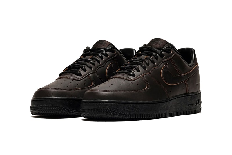 Official Look at the Nike Air Force 1 Low "Morse Code" Velvet Brown/Black-Metallic Gold-Velvet Brown IM8056-220