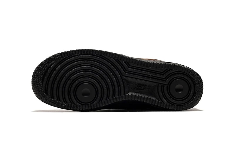 Official Look at the Nike Air Force 1 Low "Morse Code" Velvet Brown/Black-Metallic Gold-Velvet Brown IM8056-220