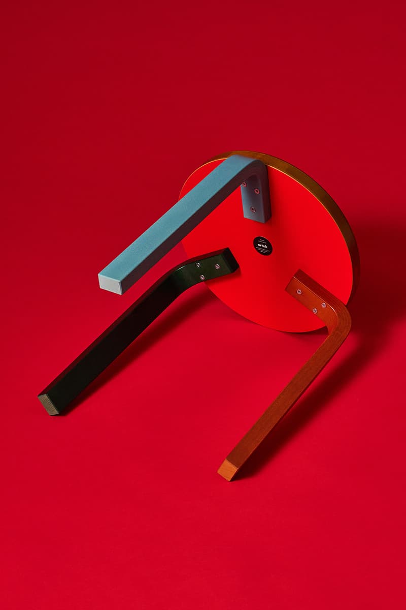Paul Smith x Artek Stool 60 Limited Edition Collaboration New Colors Design Furniture Release Info