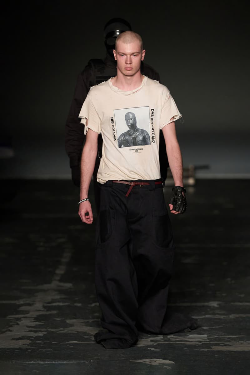 HYACYN's "STURM UND DRANG" Tobias Ulmer german literary artistic movement ready to wear info lookbook Range Reflects on the Past To Engineer Garments of the Future 