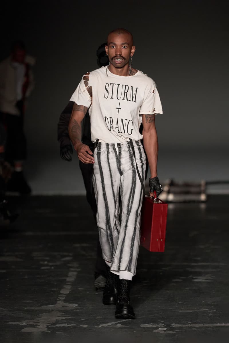 HYACYN's "STURM UND DRANG" Tobias Ulmer german literary artistic movement ready to wear info lookbook Range Reflects on the Past To Engineer Garments of the Future 