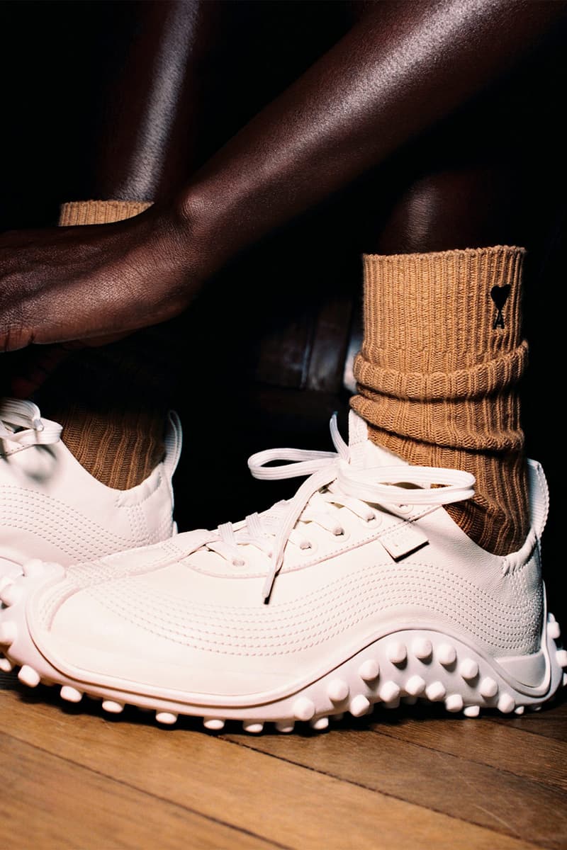 AMI Paris Mirage Sneaker Mesh Soft Nappa Leather Collections Release Info