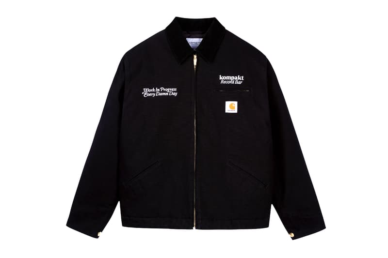 kompakt record bar carhartt wip collaboration collection release info