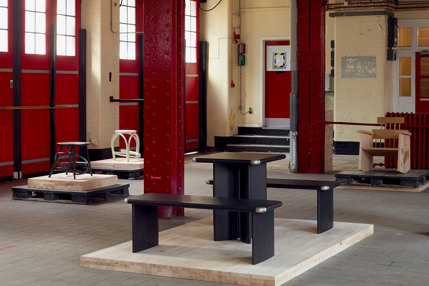 A Disused London Fire Station Has Been Taken Over by Designers