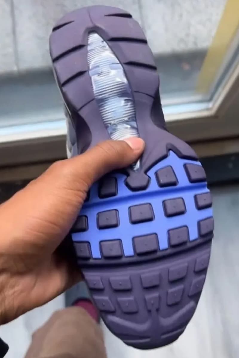First Look Nike Air Max 95 "Pencil Point" Photon Dust/Sapphire-Dark Raisin-Pencil Point-Light Smoke Grey-Purple Dynasty HM4740-009 spring 2026