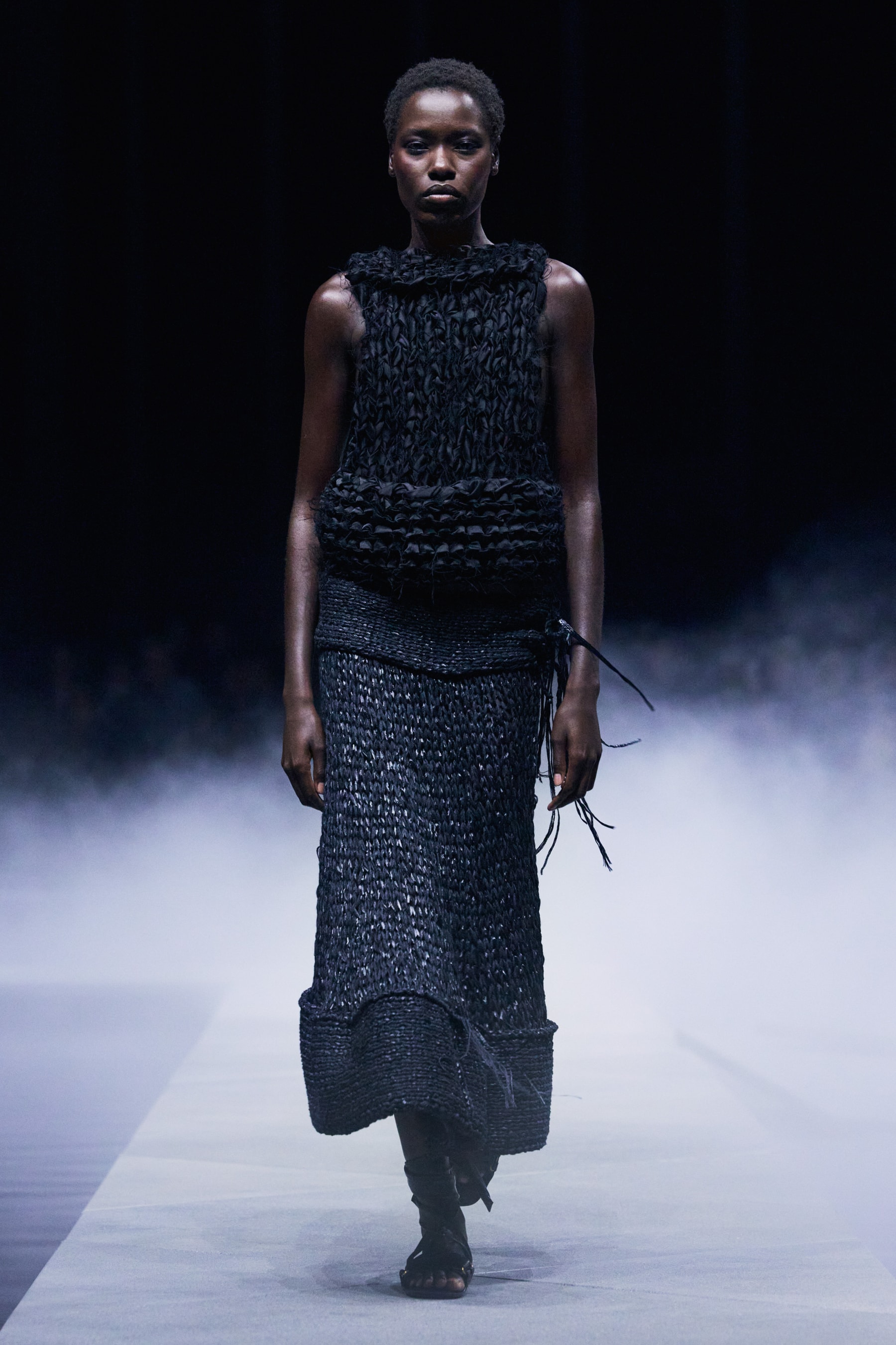 Khaite Spring/Summer 2026 Runway Show Presents an Unpolished Collection Emphasizing Raw Beauty 