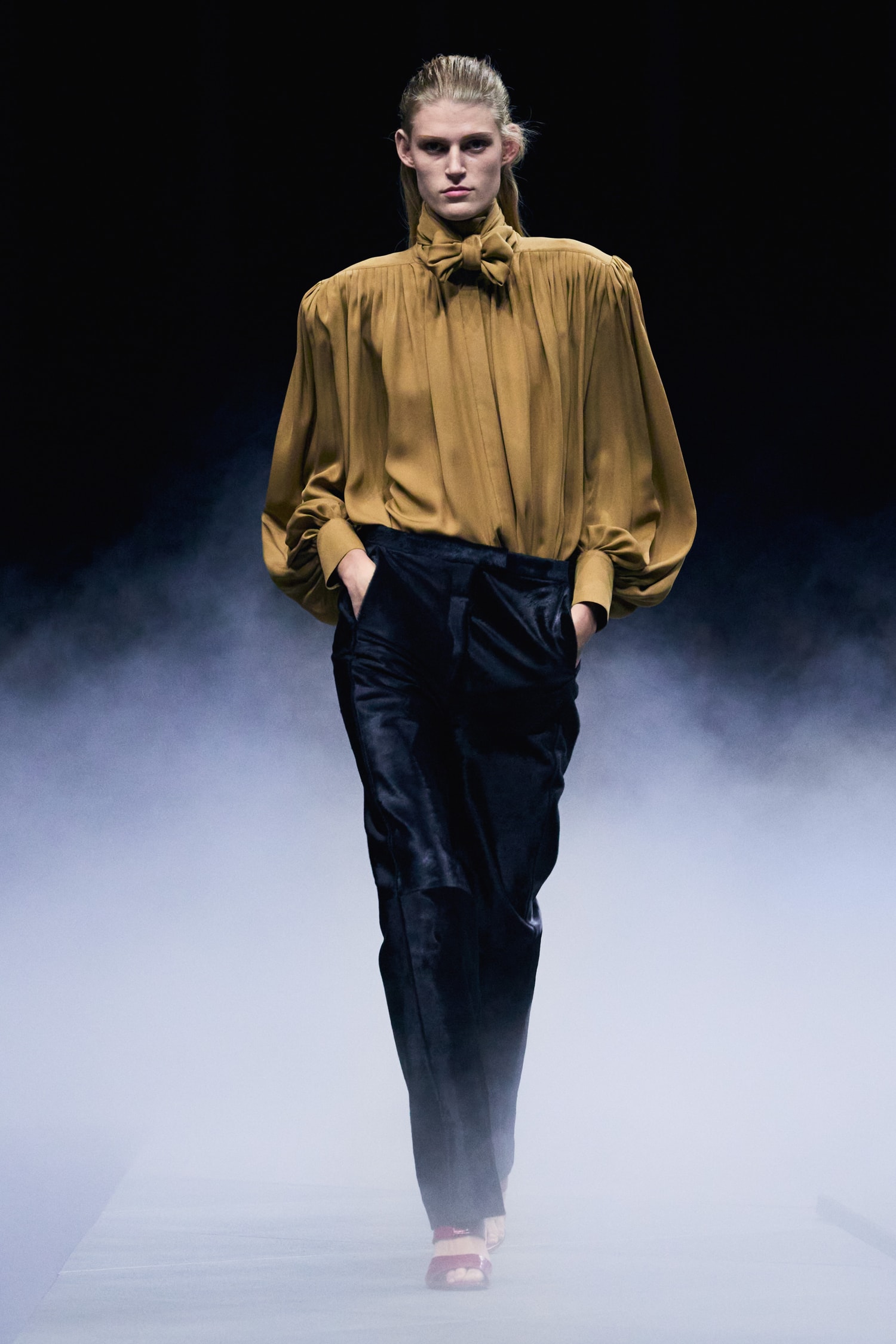Khaite Spring/Summer 2026 Runway Show Presents an Unpolished Collection Emphasizing Raw Beauty 