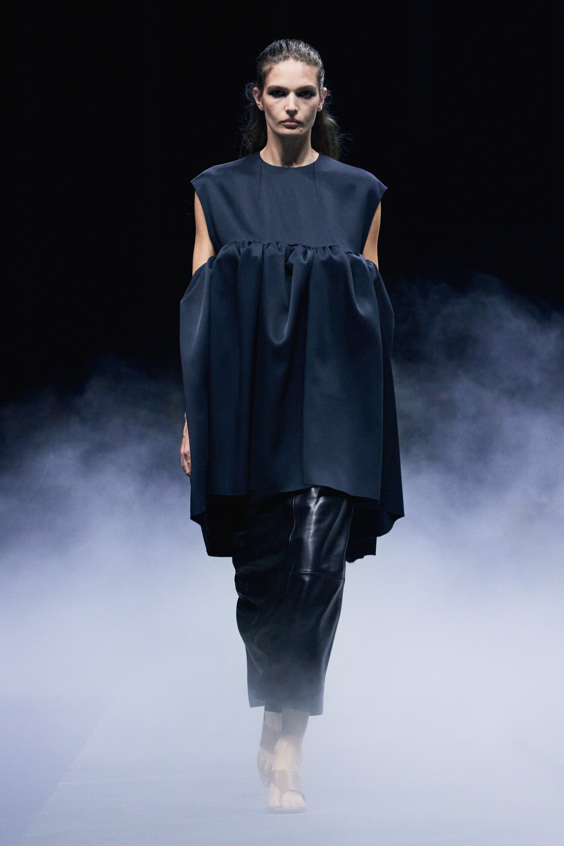 Khaite Spring/Summer 2026 Runway Show Presents an Unpolished Collection Emphasizing Raw Beauty 