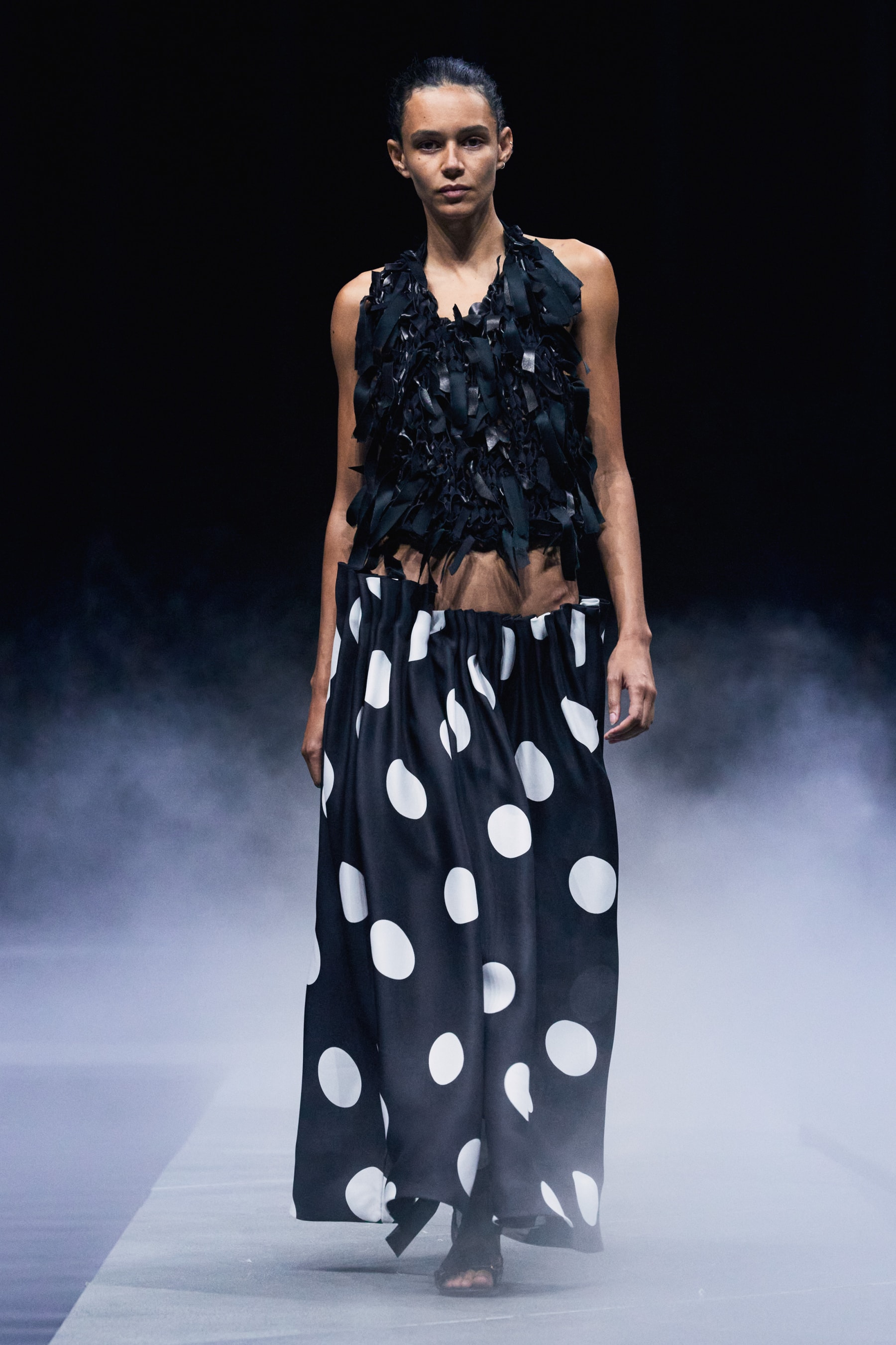 Khaite Spring/Summer 2026 Runway Show Presents an Unpolished Collection Emphasizing Raw Beauty 