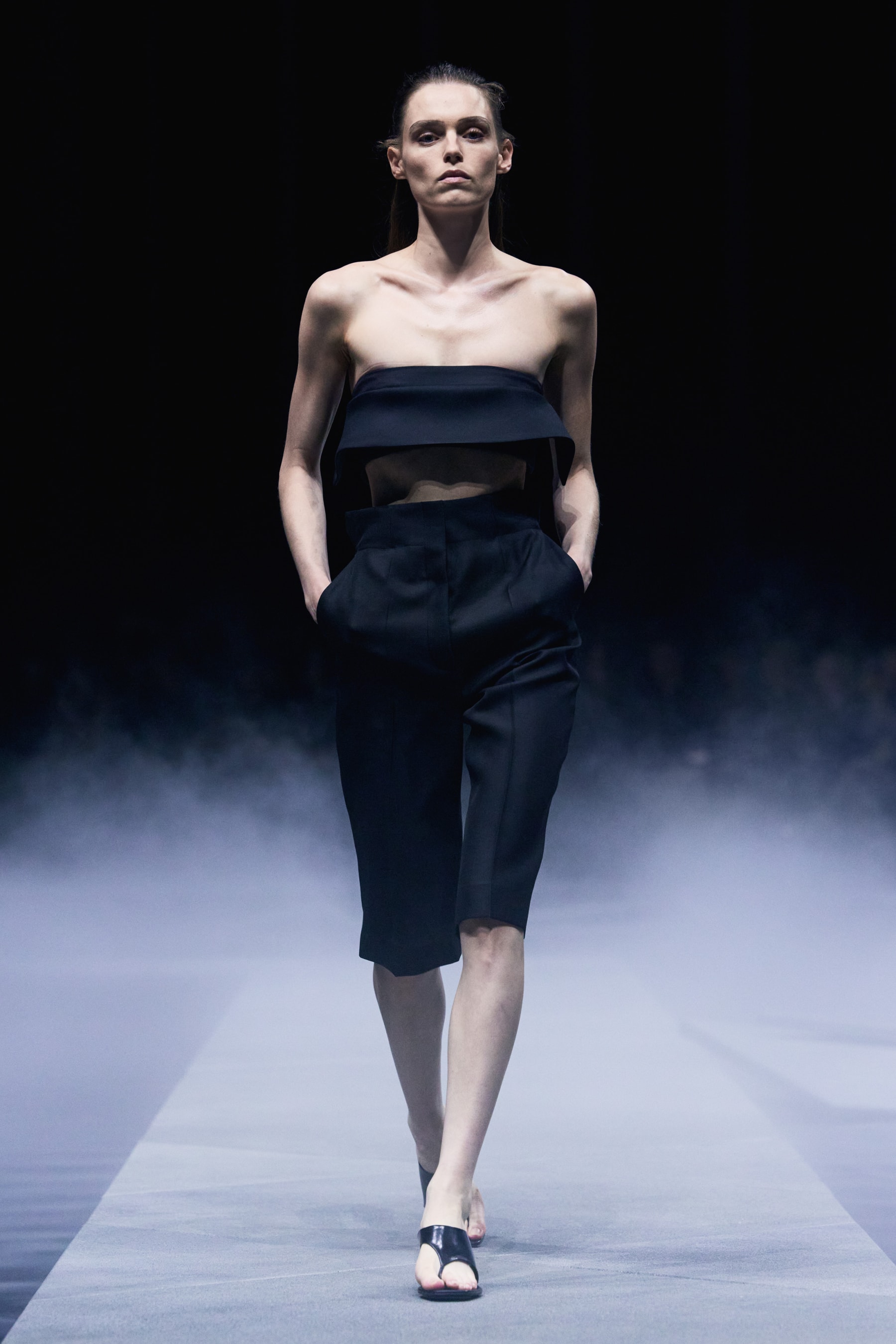 Khaite Spring/Summer 2026 Runway Show Presents an Unpolished Collection Emphasizing Raw Beauty 