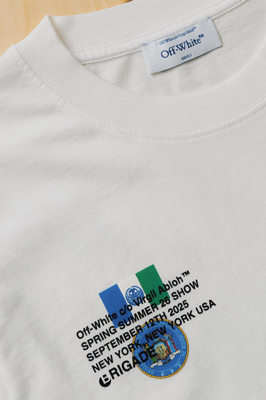 Brigade Off-White™ "STAFF" Tee Now collab shirt release info