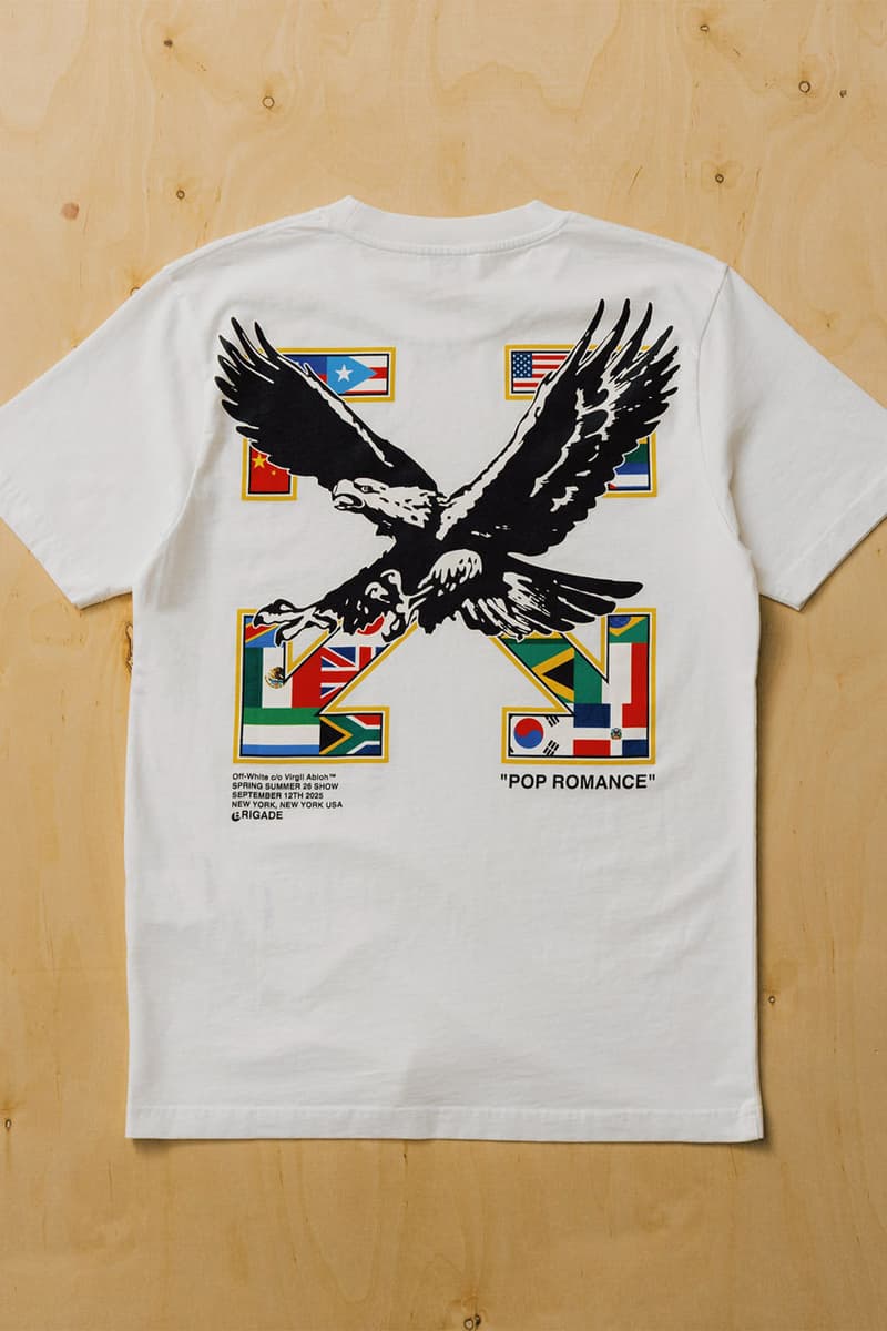 Brigade Off-White™ "STAFF" Tee Now collab shirt release info