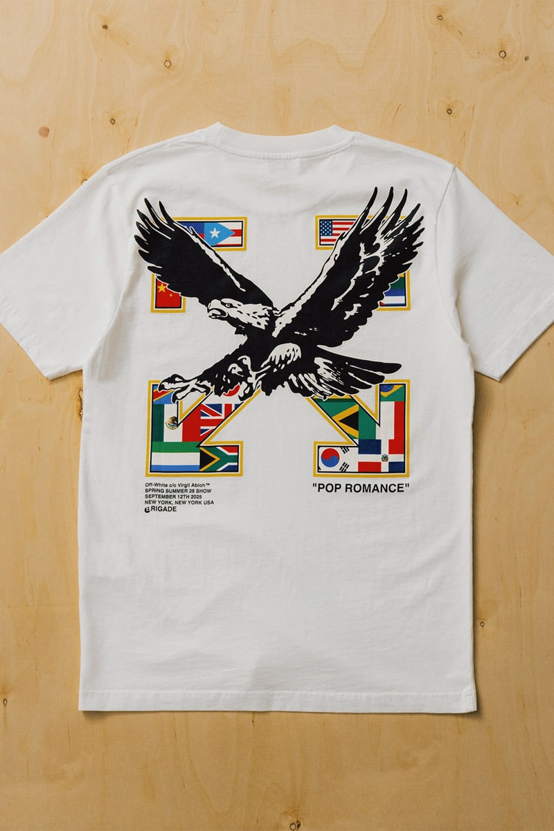 Brigade Off-White™ "STAFF" Tee Now collab shirt release info