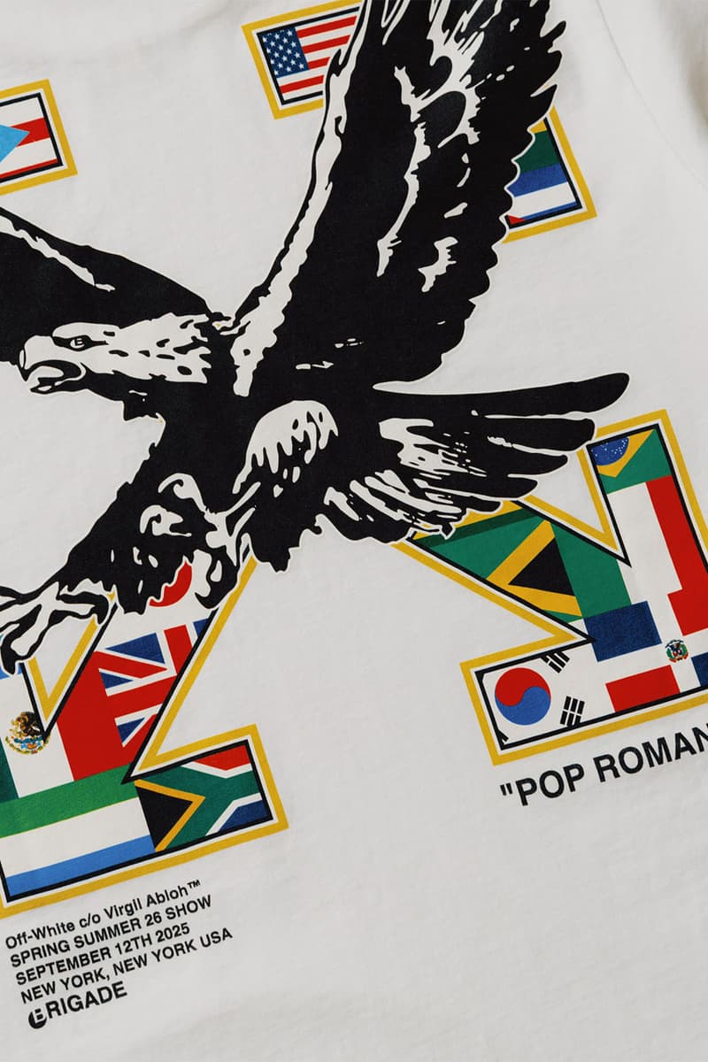 Brigade Off-White™ "STAFF" Tee Now collab shirt release info