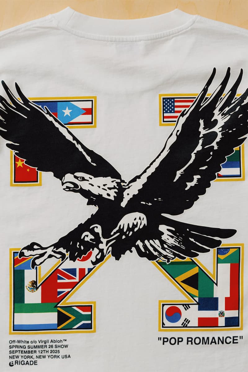 Brigade Off-White™ "STAFF" Tee Now collab shirt release info