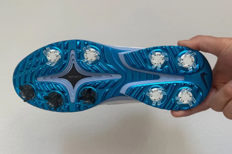 First Look at Eastside Golf's Nike Air Max Plus "Take Flight" Collaboration golf shoes light blue white leather Aluminium/University Blue/Aluminium/Blue Void HV4363-400 IH2339-400
